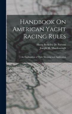 Cover Handbook On American Yacht Racing Rules