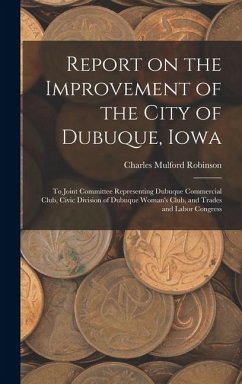 Cover Report on the Improvement of the City of Dubuque, Iowa