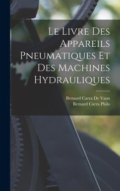 Cover Le Livre Des Appareils Pneumatiques Et Des Machines Hydrauliques