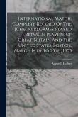 International Match. Complete Record Of The [checker] Games Played Between Players Of Great Britain And The United States, Boston, March 14th To 25th,