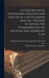 A Concise Legal Dictionary Adapted for... - Bild 1