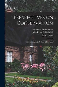 Cover Perspectives on Conservation; Essays on America's Natural Resources