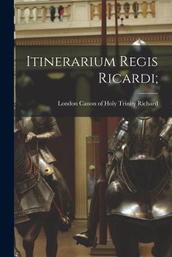 Cover Itinerarium regis Ricardi;