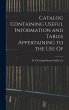 Catalog Containing Useful Information... - Bild 1