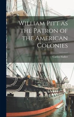 Cover William Pitt as the Patron of the American Colonies