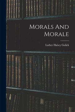 Cover Morals And Morale