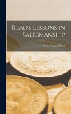 Read's Lessons in Salesmanship Read's Lessons in Salesmanship