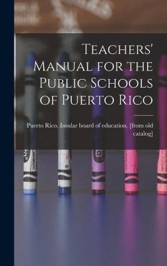 Cover Teachers' Manual for the Public Schools of Puerto Rico