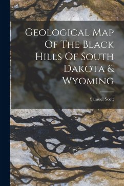 Cover Geological Map Of The Black Hills Of South Dakota & Wyoming