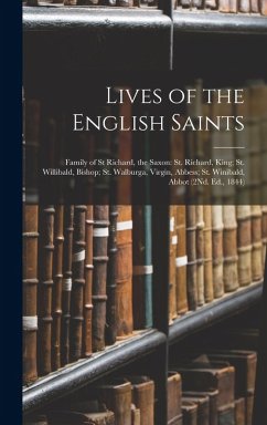 Lives of the English Saints Cover Lives of the English Saints