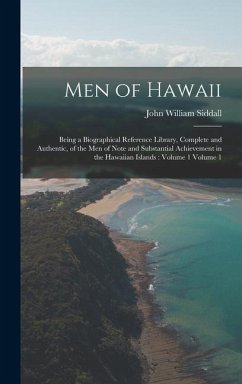 Men of Hawaii - Siddall, John William