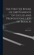 The First Six Books of the Elements of... - Bild 1