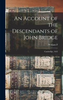 Cover An Account of the Descendants of John Bridge