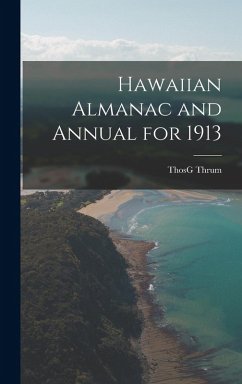 Cover Hawaiian Almanac and Annual for 1913