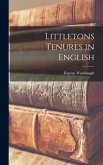 Littletons Tenures in English