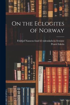Cover On the Eclogites of Norway