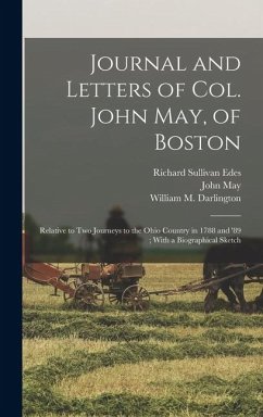 Cover Journal and Letters of Col. John May, of Boston