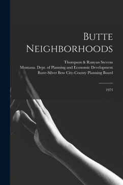 Cover Butte Neighborhoods: 1973