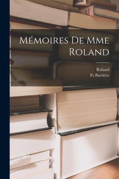 Cover Mémoires De Mme Roland