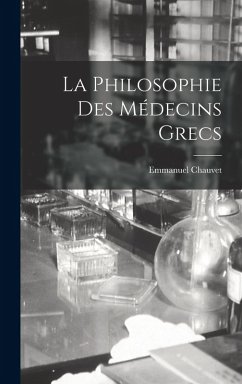 Cover La Philosophie Des Médecins Grecs