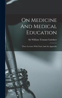 On Medicine And Medical Education Cover On Medicine And Medical Education