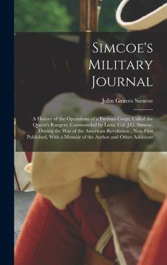 Cover Simcoe's Military Journal