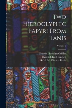 Cover Two Hieroglyphic Papyri From Tanis; Volume 9
