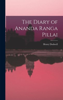 Cover The Diary of Ananda Ranga Pillai