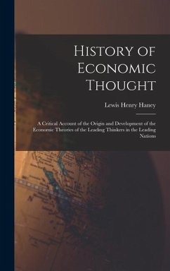 History of Economic Thought - Haney, Lewis Henry