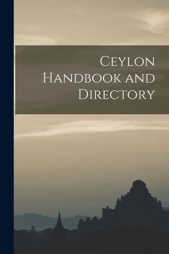 Cover Ceylon Handbook and Directory