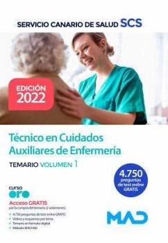 Técnico en cuidados auxiliares de enfermería : Servicio Canario de Salud SCS : temario - García Bermejo, María José . . . [et al.; Editores . . . [et al.; Clavijo Gamero, Rocío . . . [et al.; Junquera Velasco, Carmen Rosa; Silva García, Luis; Gómez Martínez, Domingo . . . [et al.; Rodríguez Suárez, Luis Fernando . . . [et al.; Alés Reina, Manuel . . . [et al.; Silva García, María del Carmen . . . [et al.; Torres Fonseca, Francisco Jesús . . . [et al.