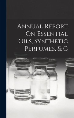 Cover Annual Report On Essential Oils, Synthetic Perfumes, & C