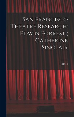 Cover San Francisco Theatre Research