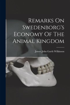 Cover Remarks On Swedenborg's Economy Of The Animal Kingdom