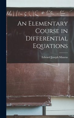 Cover An Elementary Course in Differential Equations