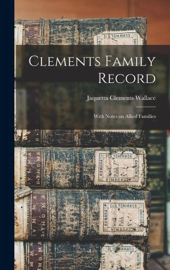Cover Clements Family Record