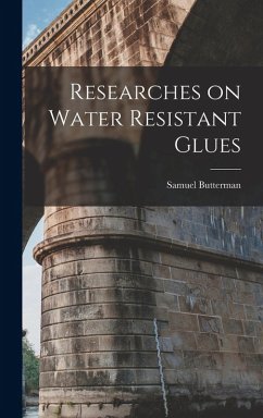 Cover Researches on Water Resistant Glues