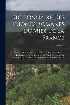 Dictionnaire Des Idiomes Romanes Du Midi De La France: Comprenant Les Dialectes Du Haut Et Du Bas-Languedoc, De La Provence, De La Gascogne, Du Béarn, - Anonymous Dictionnaire Des Idiomes Romanes Du Midi De La France: Comprenant Les Dialectes Du Haut Et Du Bas-Languedoc, De La Provence, De La Gascogne, Du Béarn, - Anonymous