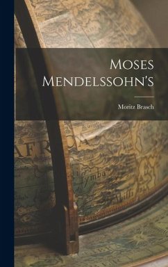 Moses Mendelssohn's Cover Moses Mendelssohn's