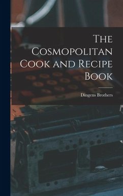 Cover The Cosmopolitan Cook and Recipe Book