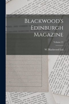 Cover Blackwood's Edinburgh Magazine; Volume 21