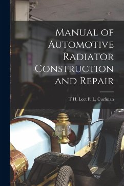 Cover Manual of Automotive Radiator Construction and Repair