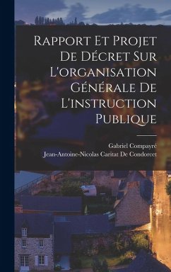 Cover Rapport Et Projet De Décret Sur L'organisation Générale De L'instruction Publique