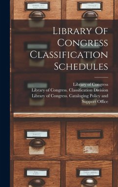 Cover Library Of Congress Classification Schedules