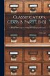 Classification. Class B, Part I, B-BJ:... - Bild 1