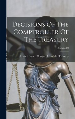 Cover Decisions Of The Comptroller Of The Treasury; Volume 22