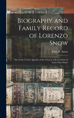 Cover Biography and Family Record of Lorenzo Snow