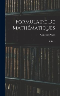 Cover Formulaire De Mathématiques: T. I-v....