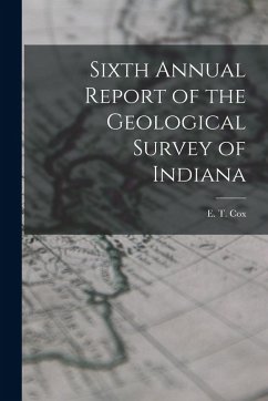 Cover Sixth Annual Report of the Geological Survey of Indiana