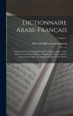 Cover Dictionnaire Arabe-Français